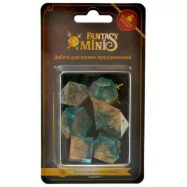 Набор кубиков ручной работы Rusty Emerald картинка 391113 - МосИгра