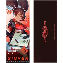 Памятный билет Genshin Impact. Online Concert Lazer Cut Commemorative Ticket: Xinyan картинка 376334 - МосИгра