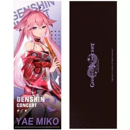 Памятный билет Genshin Impact. Online Concert Lazer Cut Commemorative Ticket: Yae Miko картинка 376269 - МосИгра