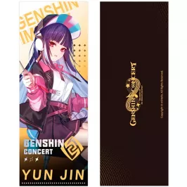 Памятный билет Genshin Impact. Online Concert Lazer Cut Commemorative Ticket: Yunjin картинка 376380 - МосИгра