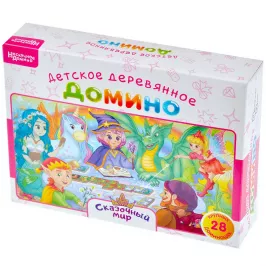 Домино деревянное Сказочный мир картинка 376393 - МосИгра