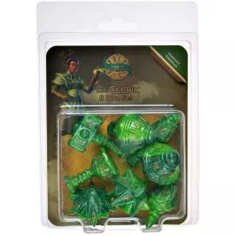Набор кубиков PolyHero: Cleric (Verdant Viridian), 8 шт. картинка 389874 - МосИгра