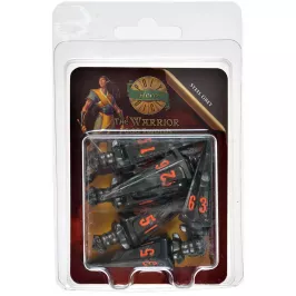 Набор кубиков PolyHero: Warrior Swords (Steel Grey), 6 шт. картинка 389862 - МосИгра