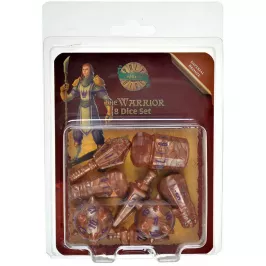 Набор кубиков PolyHero: Warrior (Imperial Bronze), 8 шт. картинка 389902 - МосИгра
