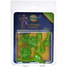 Набор кубиков PolyHero: Wizard (Acid Splash), 8 шт. картинка 389890 - МосИгра