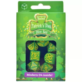 Набор кубиков St. Patrick Modern Dice Set: The Lucky Charm, 7 шт. картинка 376562 - МосИгра