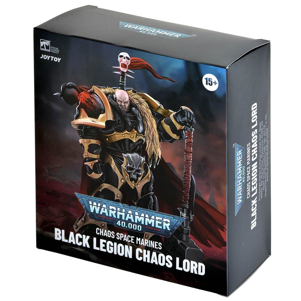 

Фигурка JoyToy. Warhammer 40,000: Black Legion Chaos Lord Khalos the Ravager