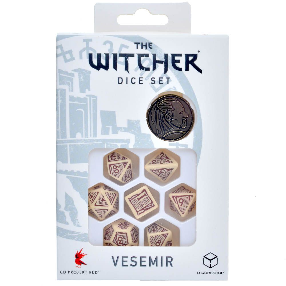 

The Witcher Dice Set. Vesemir - The Old Wolf, 7 шт.