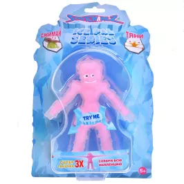 Игрушка–тянучка Stretchapalz. Снежный человек (Розовый) картинка 371421 - МосИгра
