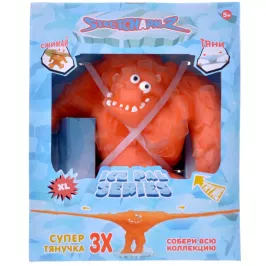 Игрушка-тянучка Stretchapalz. ICE PAL: Снежный человек (оранжевый) картинка 371438 - МосИгра