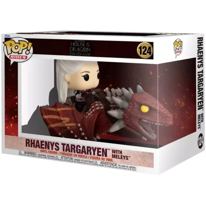 Фигурка Funko POP! Rides. House of the Dragon: Rhaenys Targaryen with Meleys 124 фото 3