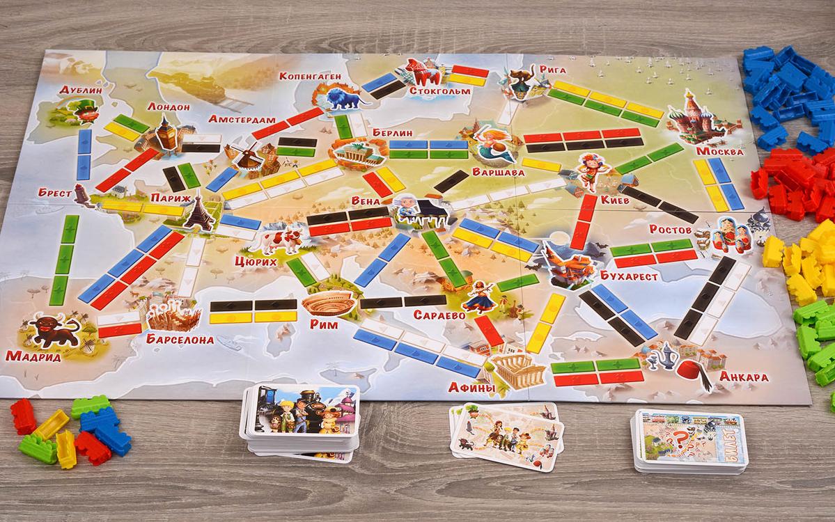 Компонент Ticket to Ride Junior: Европа